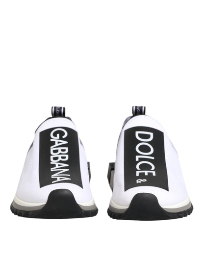 White SORRENTO Slip On Low Top Sneakers Shoes