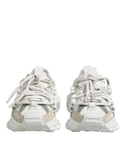 White Silver Low Top SPACE Men Sneakers Shoes