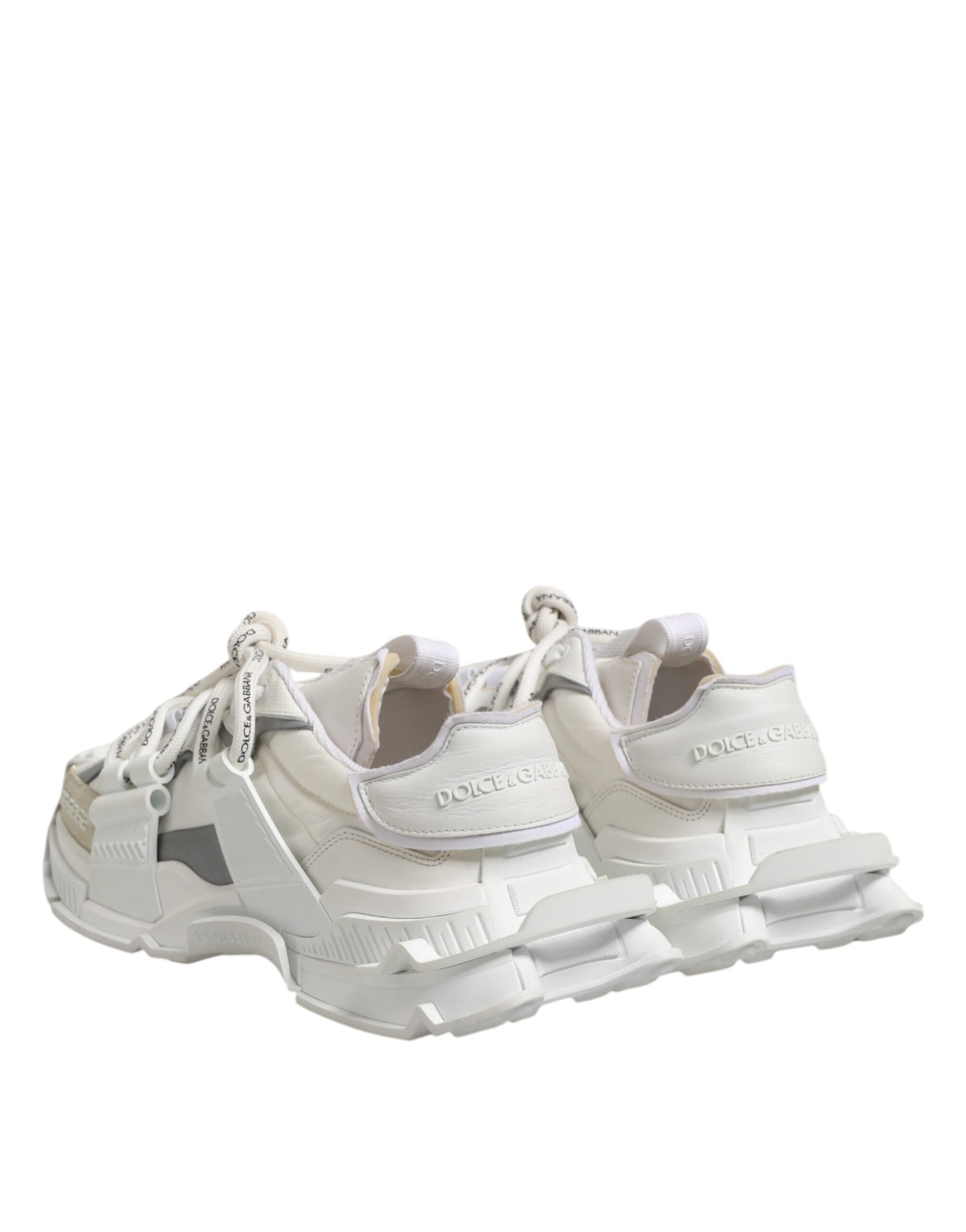 White Silver Low Top SPACE Men Sneakers Shoes
