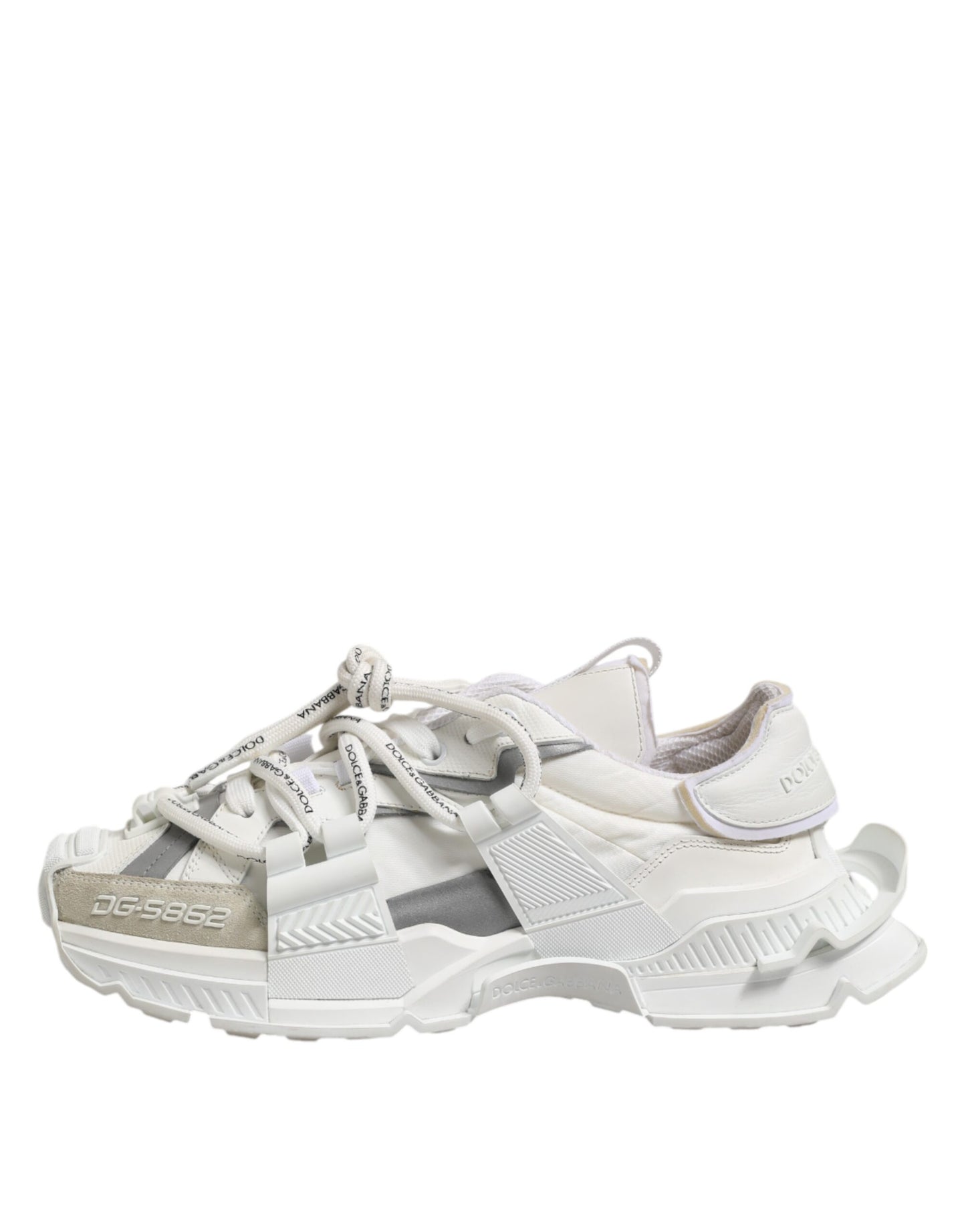 White Silver Low Top SPACE Men Sneakers Shoes