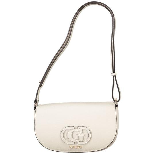 White Polyethylene Women Handbag