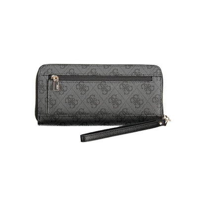 Black Polyethylene Women Wallet