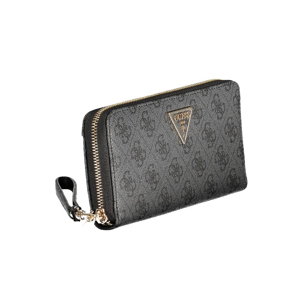 Black Polyethylene Women Wallet