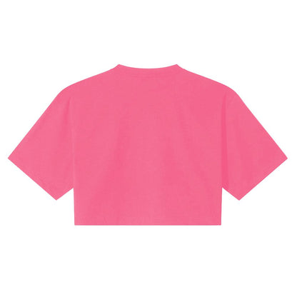 Fuchsia Cotton Tops & T-Shirt