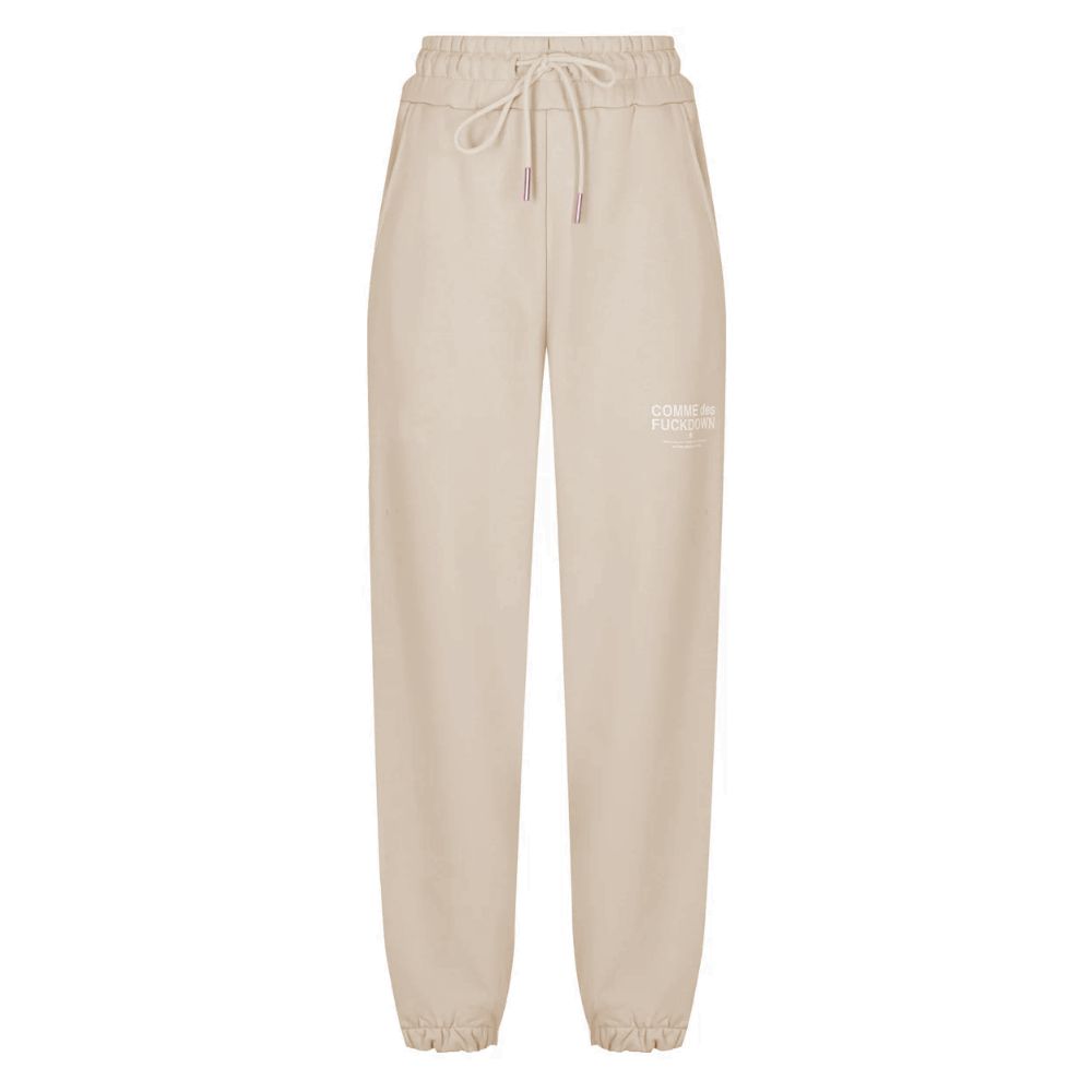 Beige Cotton Jeans & Pant
