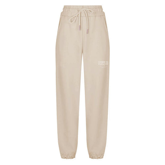 Beige Cotton Jeans & Pant