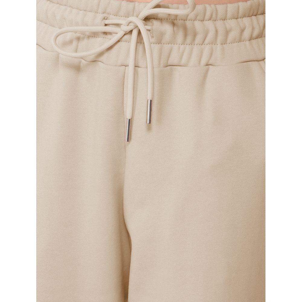 Beige Cotton Jeans & Pant