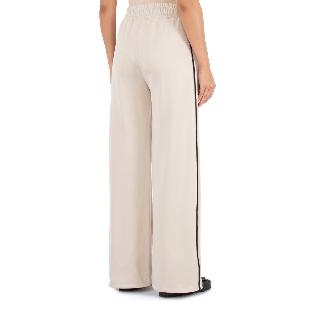 Beige Cotton Jeans & Pant