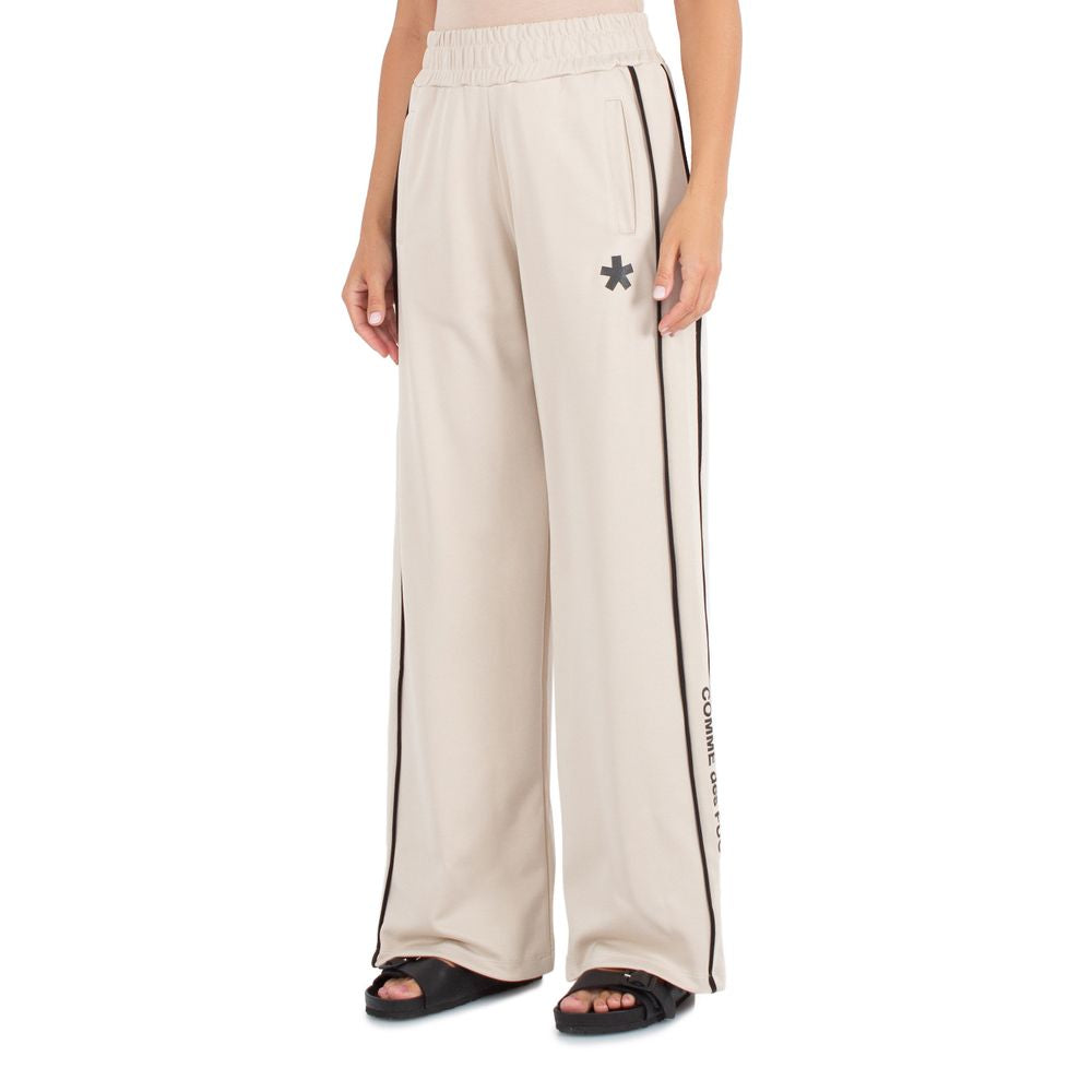 Beige Cotton Jeans & Pant