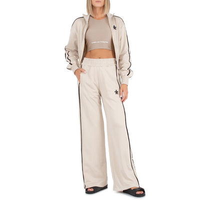 Beige Cotton Jeans & Pant