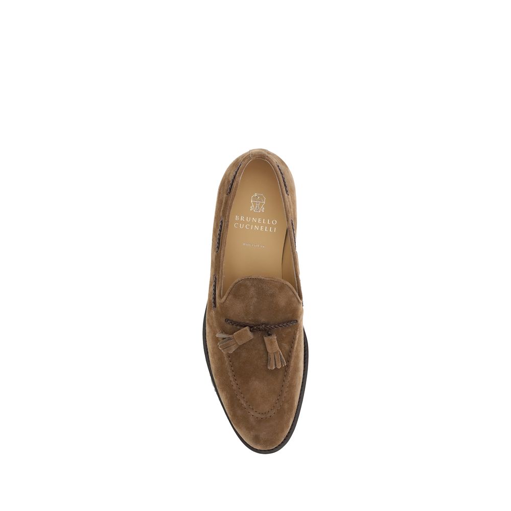 Suede Loafers