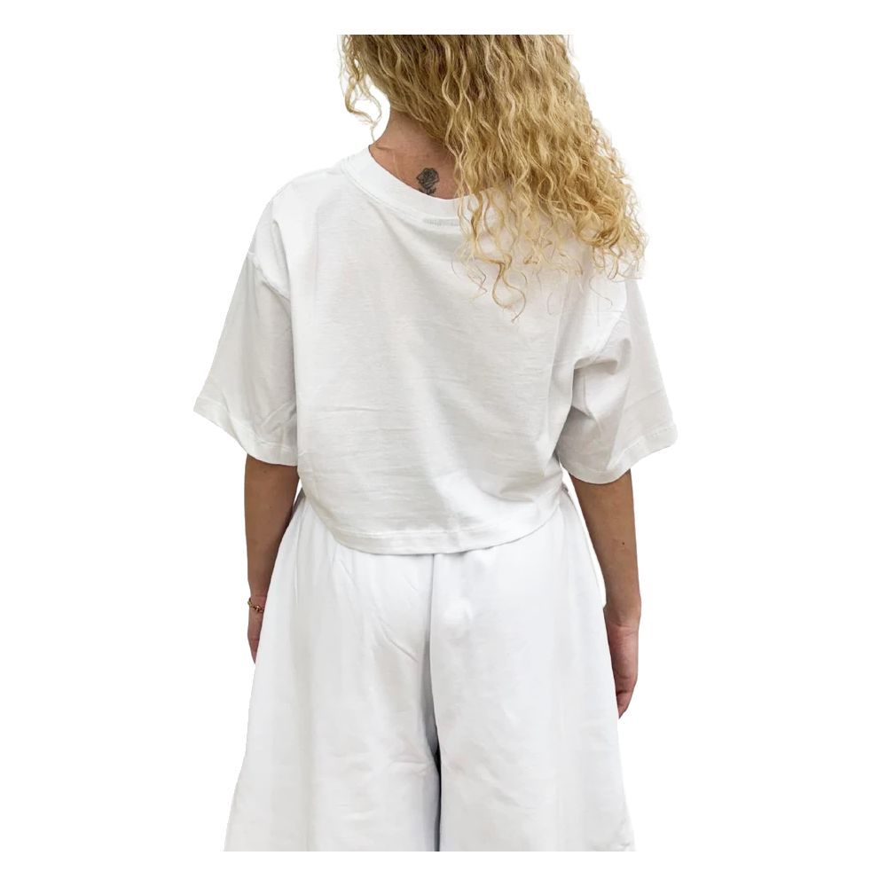 White Cotton Tops & T-Shirt