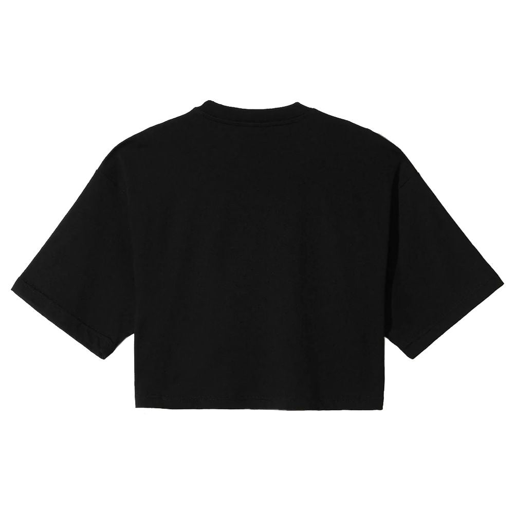 Black Cotton Tops & T-Shirt