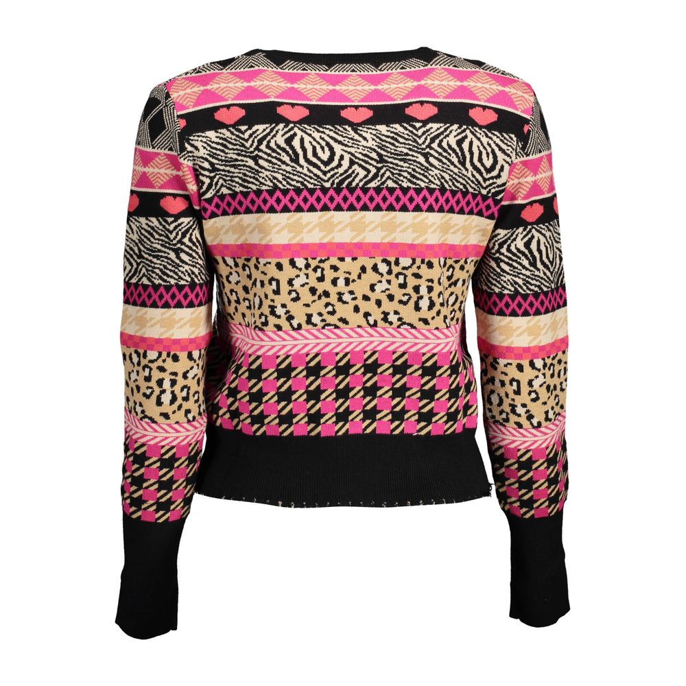 Black Polyester Sweater