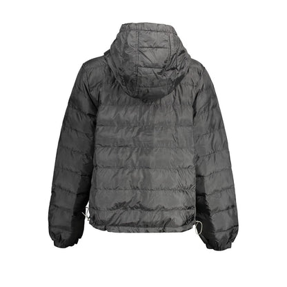 Black Polyester Jackets & Coat