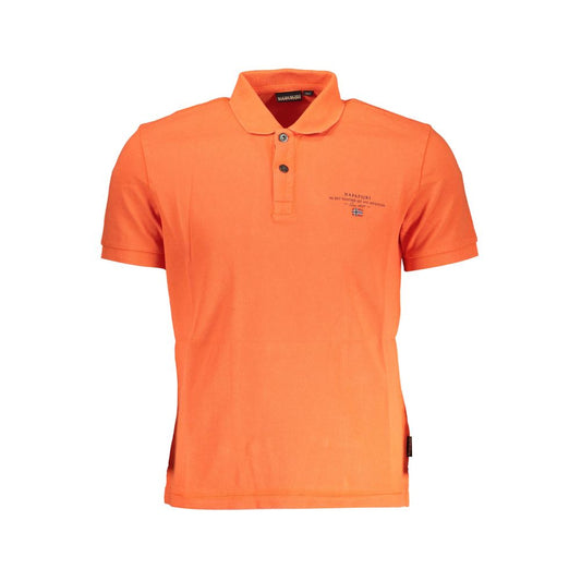 Polo rojo de algodón
