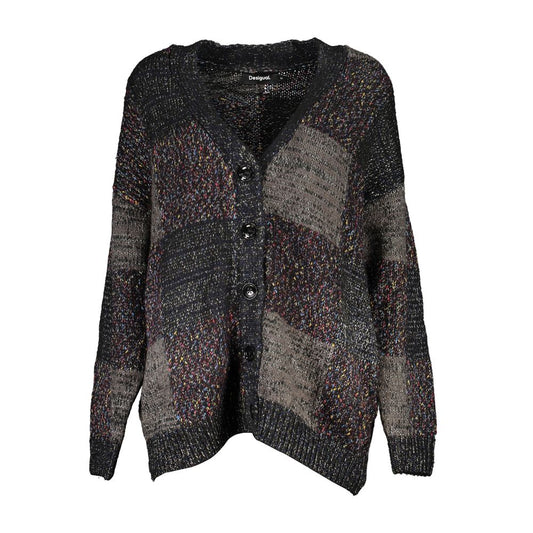 Black Polyester Sweater