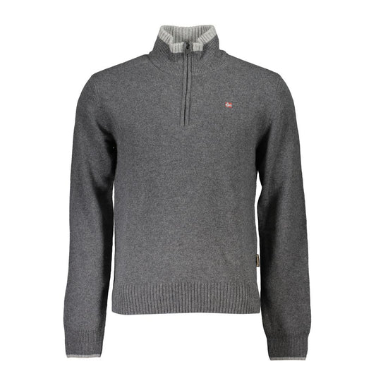 Jersey de tela gris