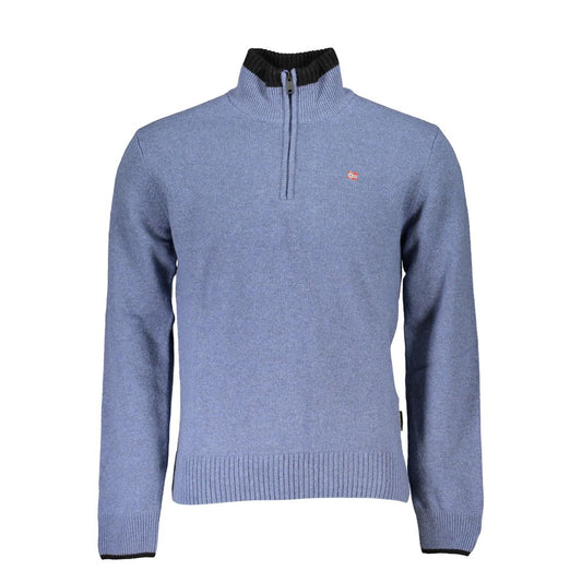 Jersey de tela azul