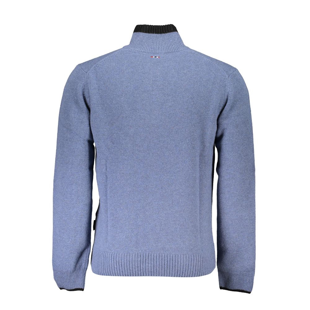 Jersey de tela azul
