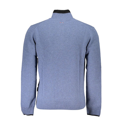 Jersey de tela azul