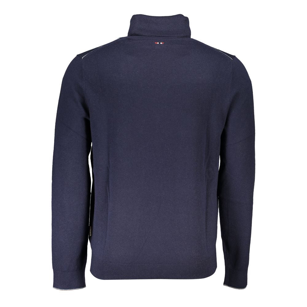 Jersey de tela azul