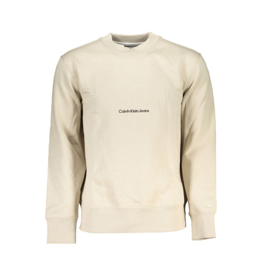 Beige Cotton Sweater