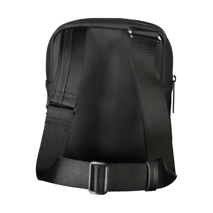 Bolso bandolera de poliéster negro