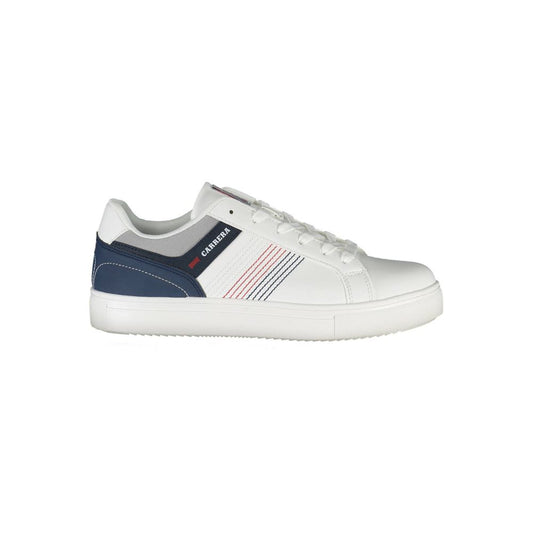 White Polyester Sneaker