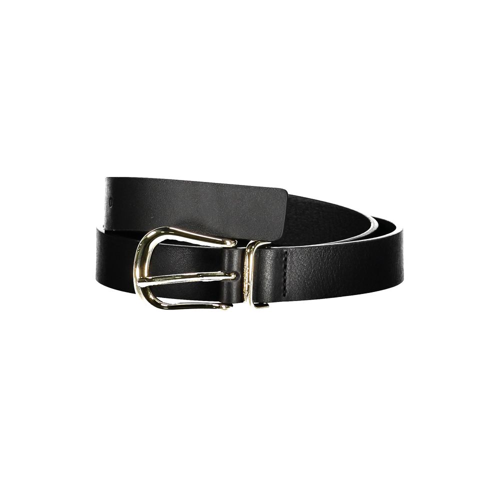 Cinturón de cuero negro