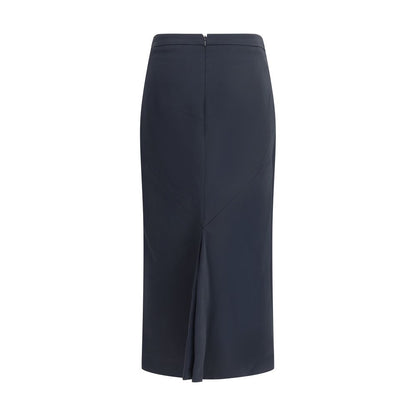 Midi Skirt with pleated detail