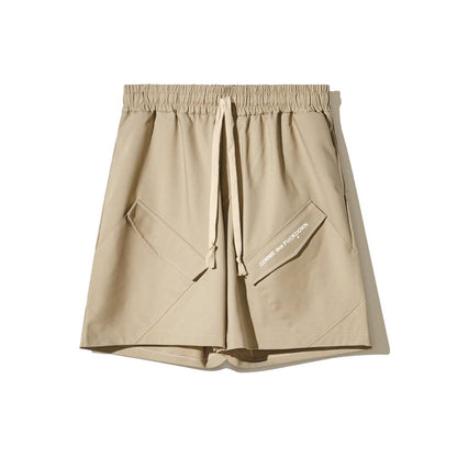 Beige Cotton Short