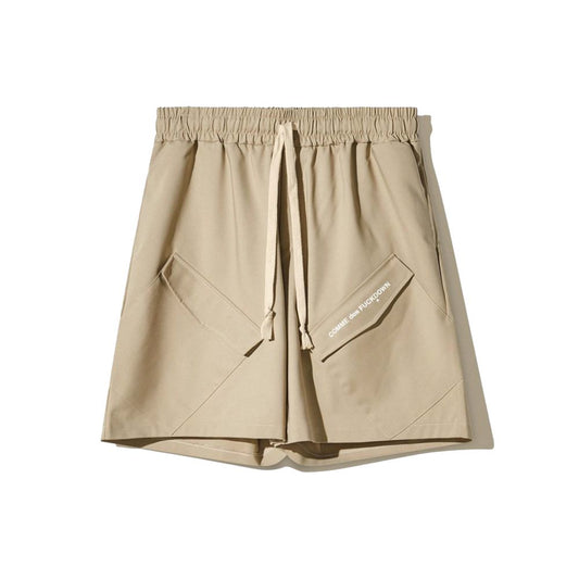 Beige Cotton Short