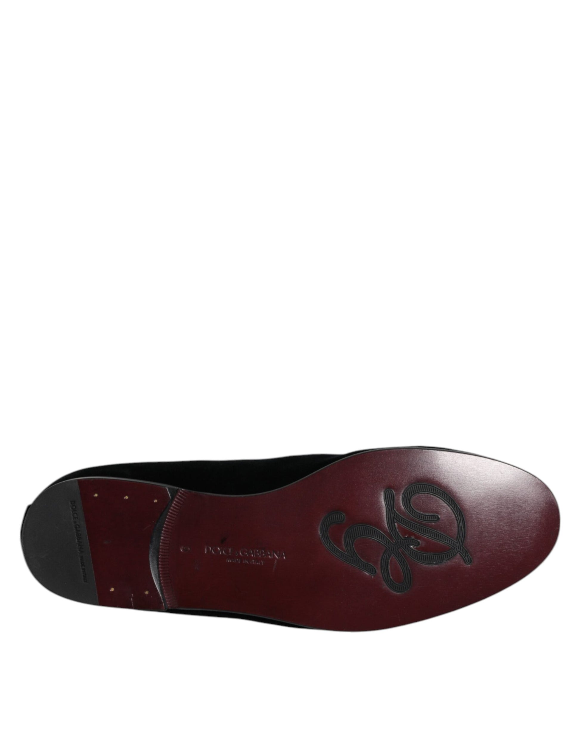 Black Suede Cross Slip On Loafers Dress Shoes