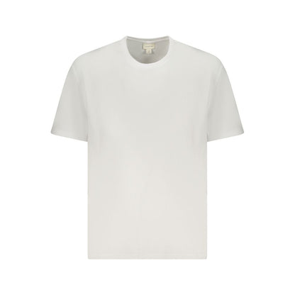Camiseta blanca de algodón para hombre