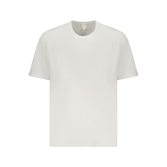 Camiseta blanca de algodón para hombre