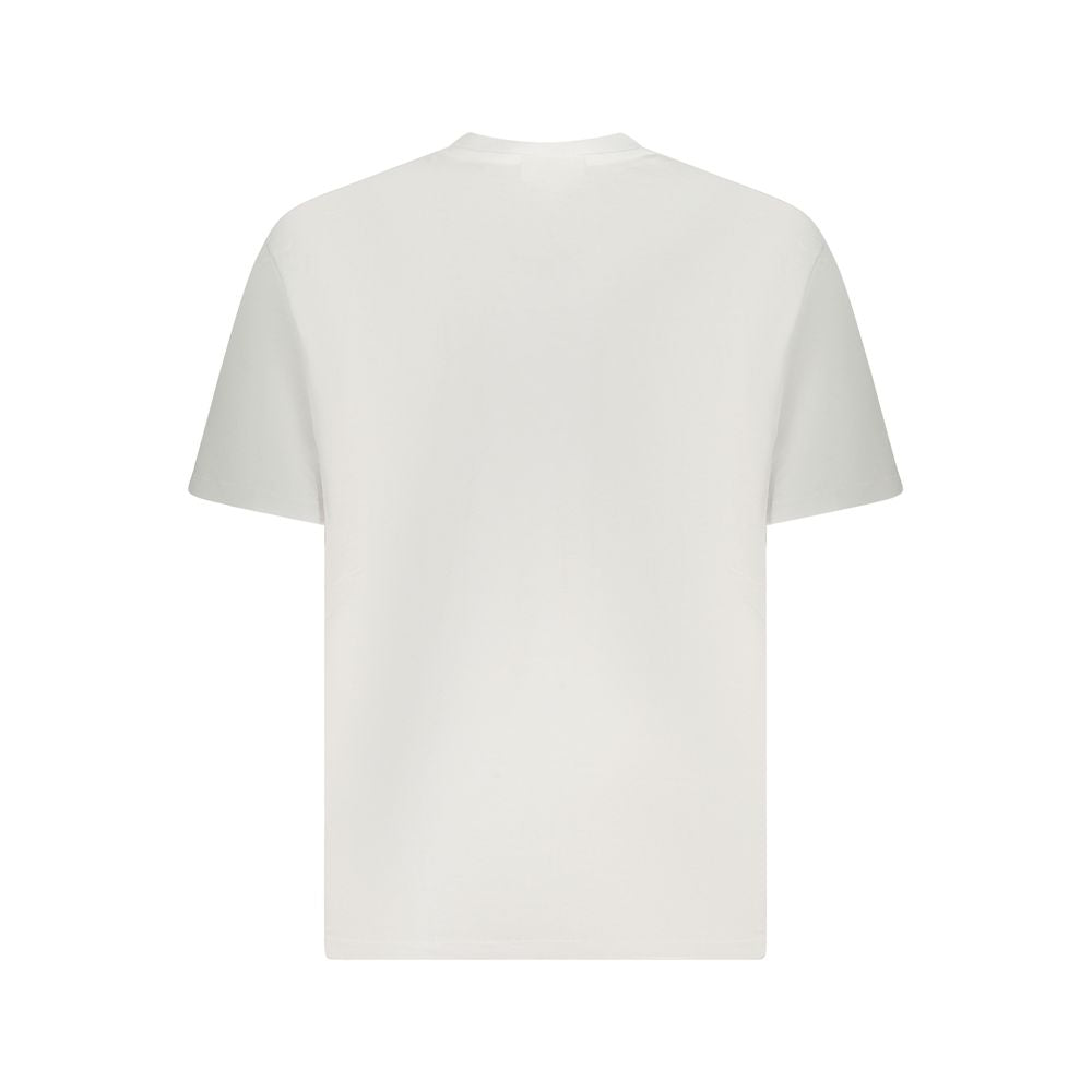 Camiseta blanca de algodón para hombre