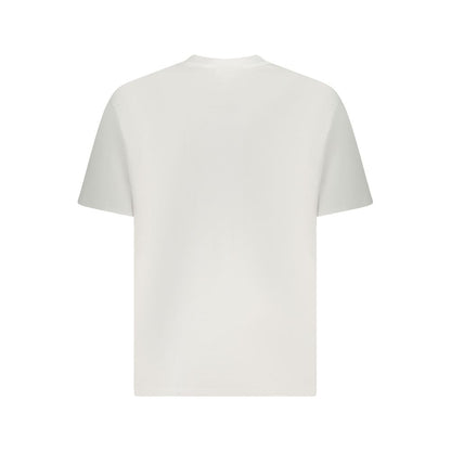 Camiseta blanca de algodón para hombre