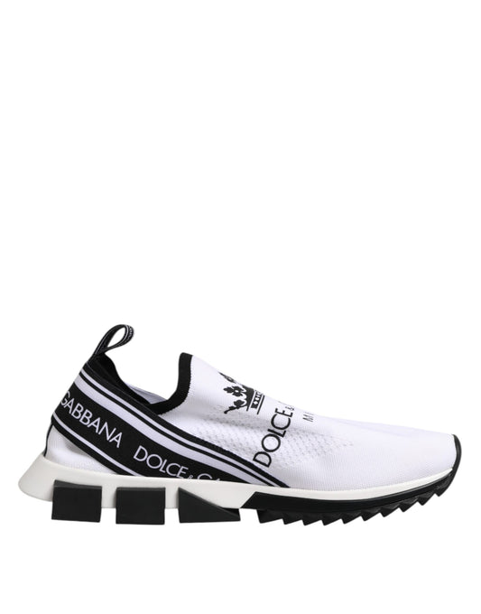White SORRENTO Slip On Low Top Sneakers Shoes