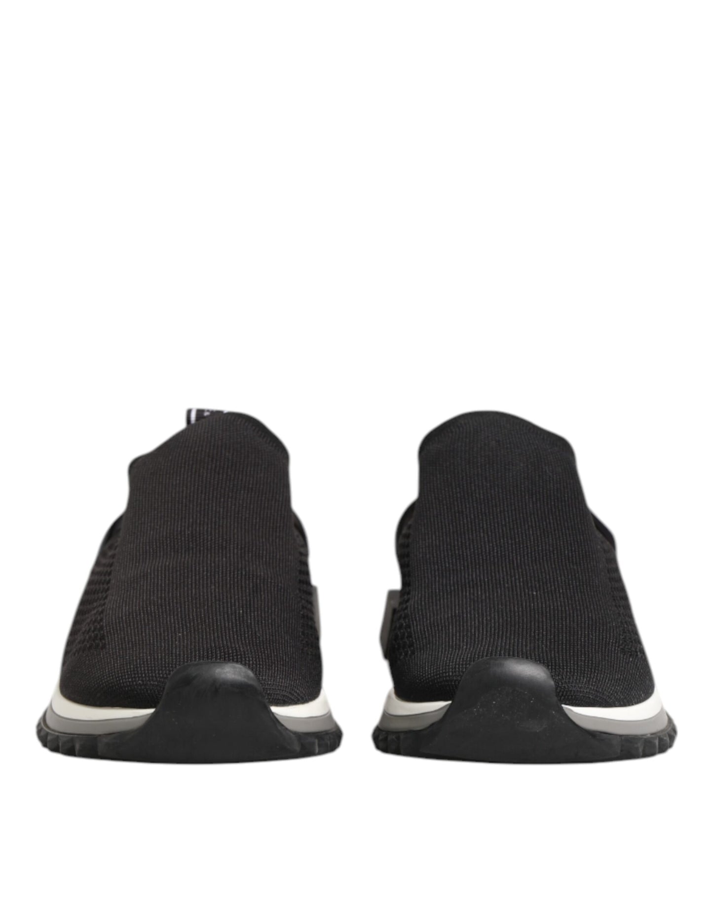 Black SORRENTO Logo Slip On Men Sneakers Shoes