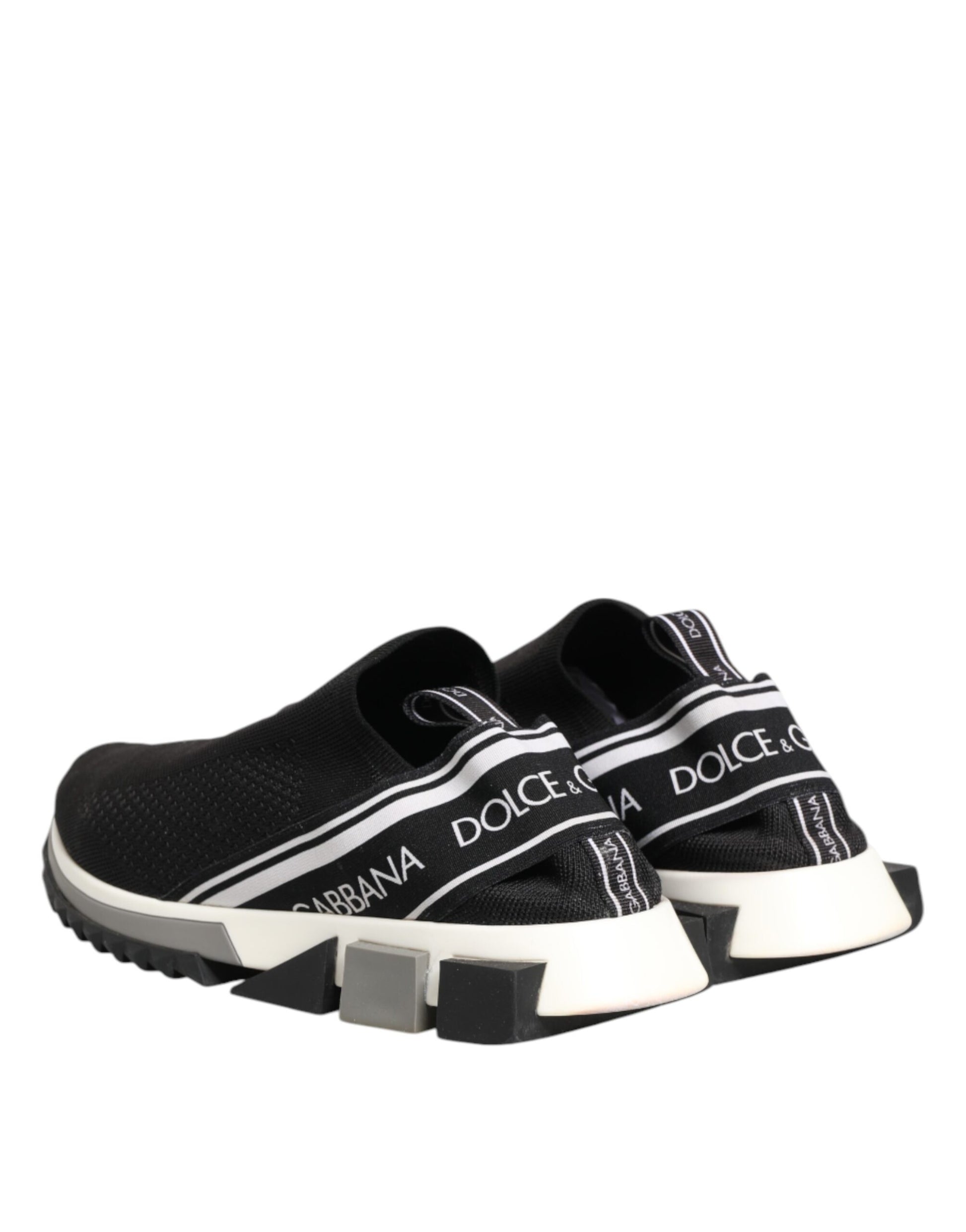 Black SORRENTO Logo Slip On Men Sneakers Shoes