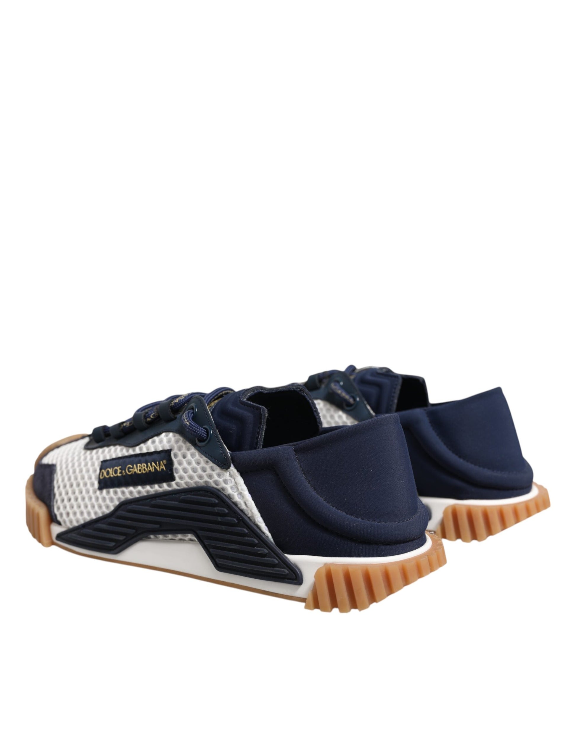 Blue White NS1 Lace Up Low Top Sneakers Shoes