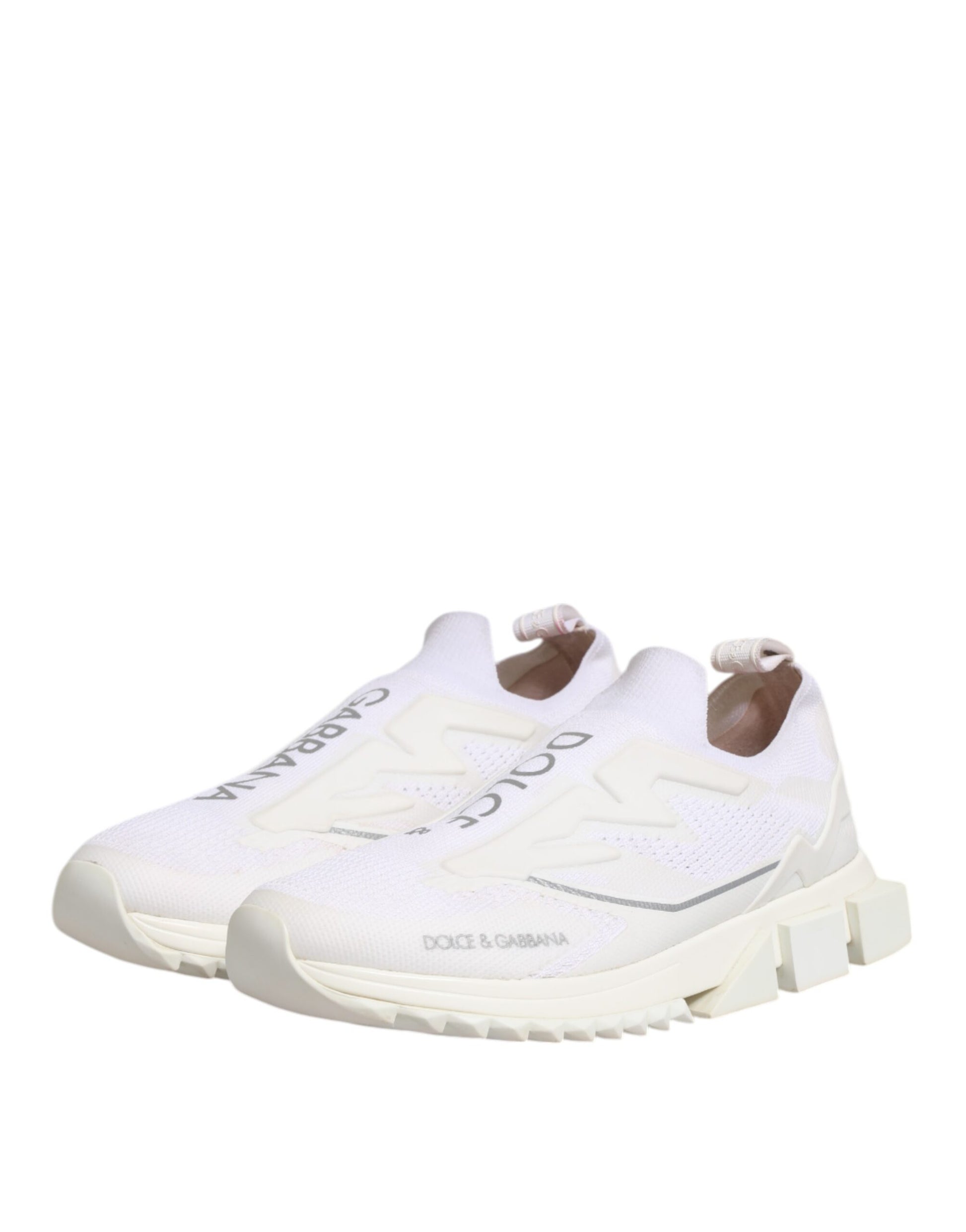 White SORRENTO Slip On Low Top Sneakers Shoes