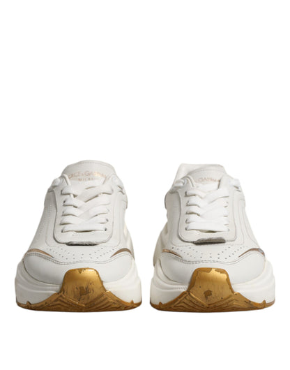 White Gold Daymaster Low Top Sneakers Shoes
