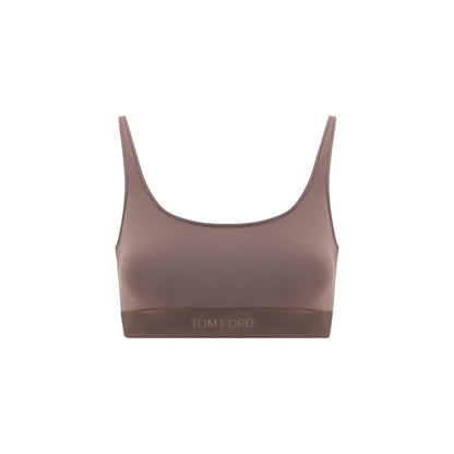 Modal bralette Top with jacquard logo