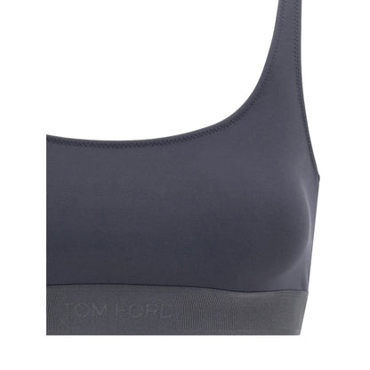 Modal bralette Top with jacquard logo