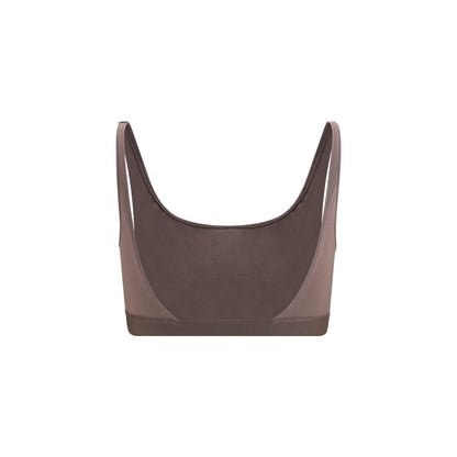 Modal bralette Top with jacquard logo