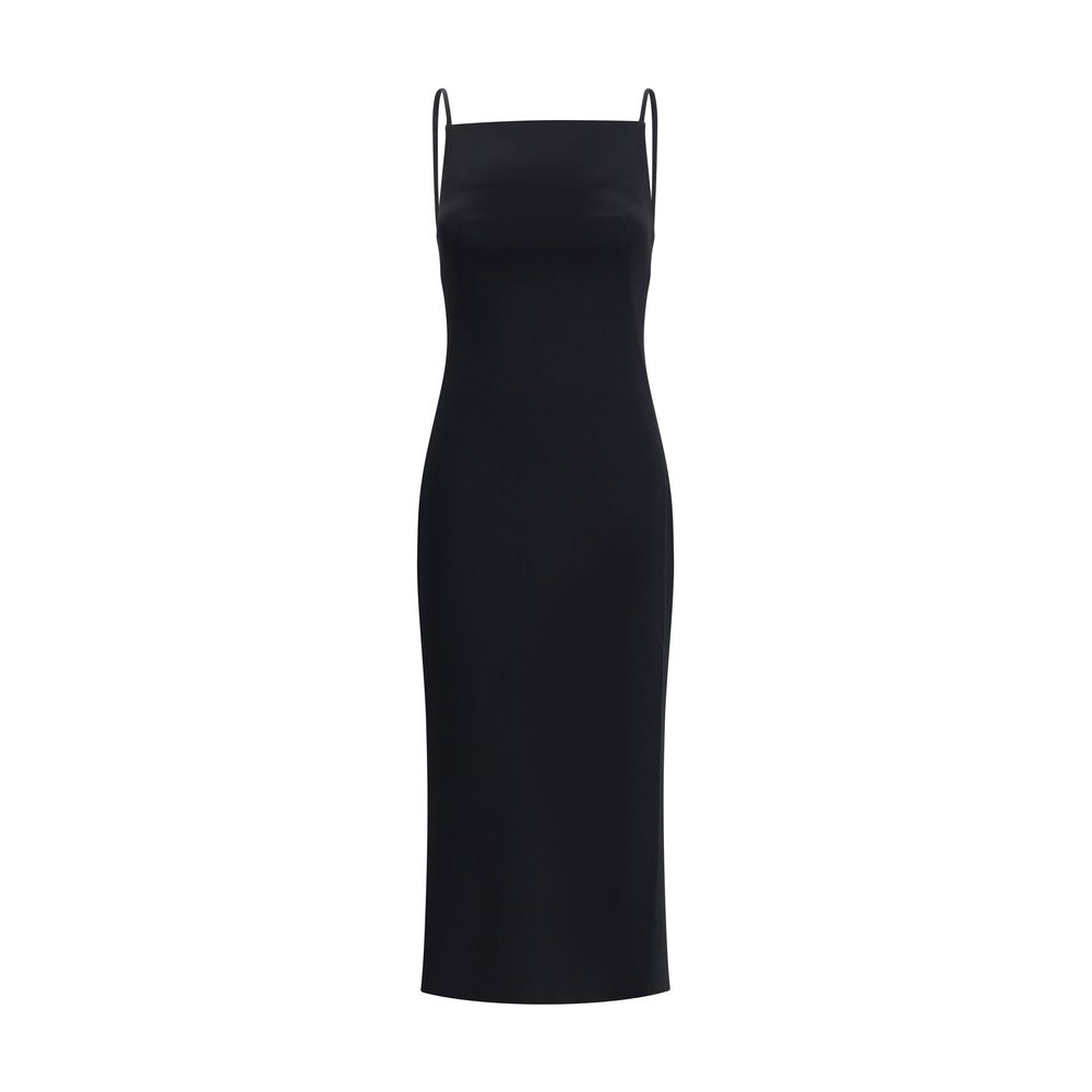 Midi Dress with draped back
