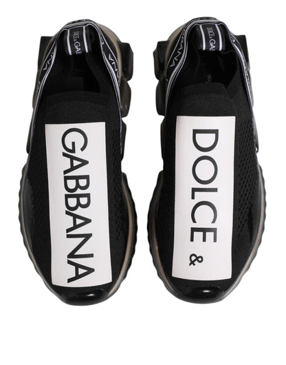 Black Sorrento Slip On Low Top Sneakers Shoes