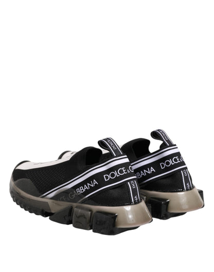 Black Sorrento Slip On Low Top Sneakers Shoes